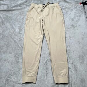 Birddogs Boom For Your Boomstick Joggers Mens XL Tan Lined Stretch Performance